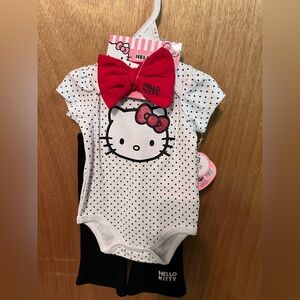 Hello Kitty Red and White Kids Matching Set